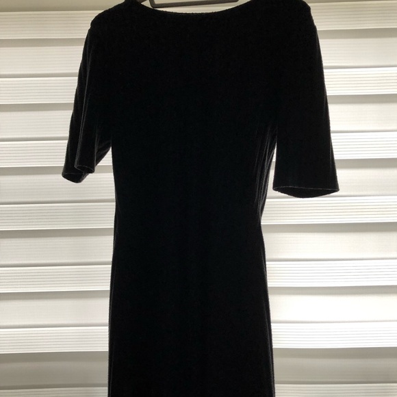 Ribbed gray dress - Picture 2 of 2